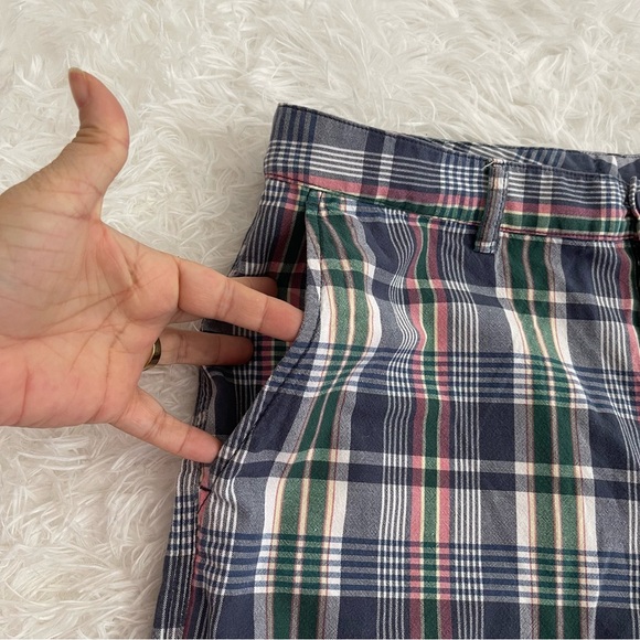 Vineyard Vines Men’s Plaid Chino Shorts Size 35 Martha’s Vineyard Pockets - Picture 5 of 7
